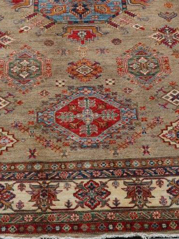 Fine handmade Afghan Kazak rug - ENR307889
