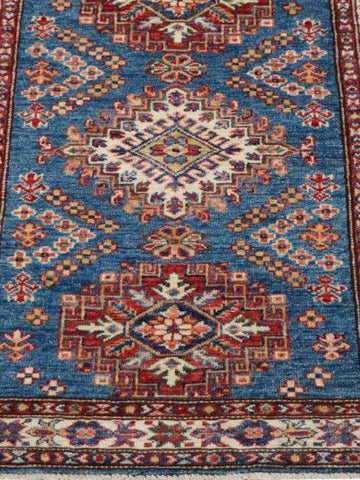Fine handmade Afghan Kazak rug - ENR307891
