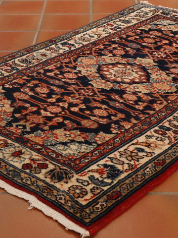 Antique handmade Persian Meshgabad rug - 307912