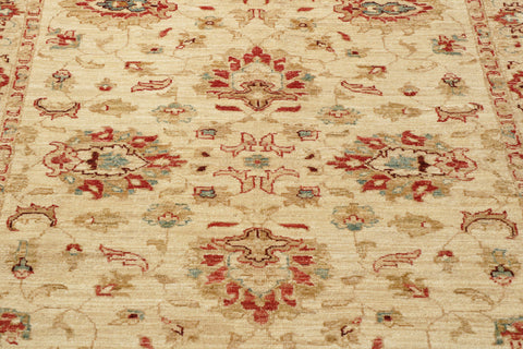 Fine handmade Afghan Ziegler wide runner - 307924