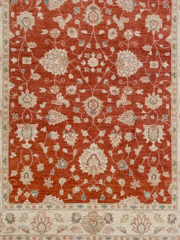 Handmade Afghan Ziegler rug - 308068