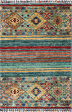 Handmade fine Afghan Samarkand rug - ENR308184