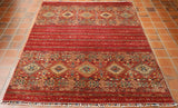 Handmade fine Afghan Samarkand rug - 308210