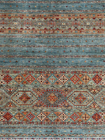 Handmade fine Afghan Samarkand carpet - ENR308231