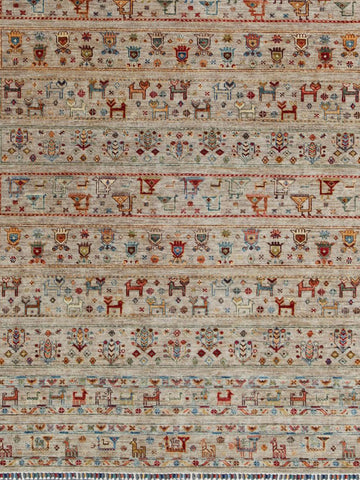 Handmade Afghan Samarkand carpet - ENR308232