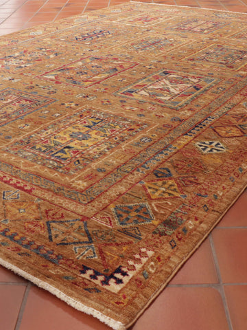 Handmade Afghan Temori rug - 308234