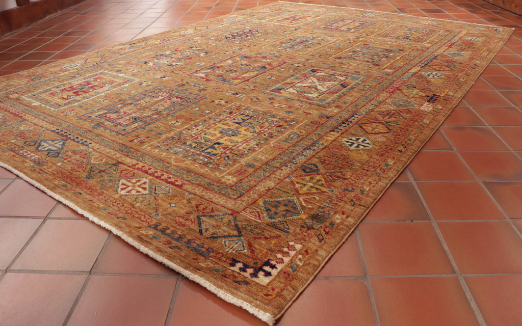 Handmade Afghan Temori rug - 308234