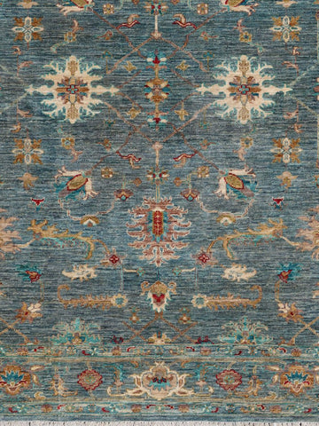 Handmade fine modern Afghan Ziegler rug - ENR308237