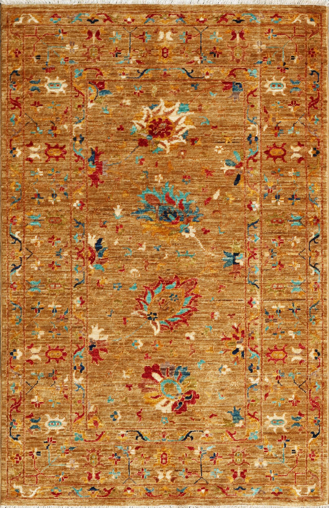 Handmade modern Afghan Ziegler rug - ENR308243
