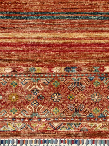 Handmade Afghan Samarkand rug - ENR308291