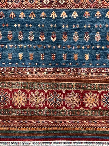 Handmade Afghan Kharjeen rug - ENR308299