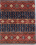 Handmade Afghan Kharjeen rug - ENR308305