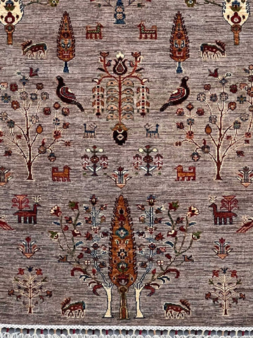 Handmade Afghan Kharjeen rug - ENR308306