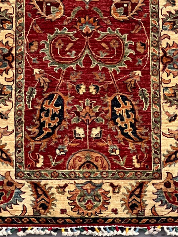 Handmade Afghan Kharjeen rug - ENR308319
