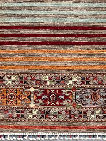 Handmade Afghan Kharjeen rug - ENR308326