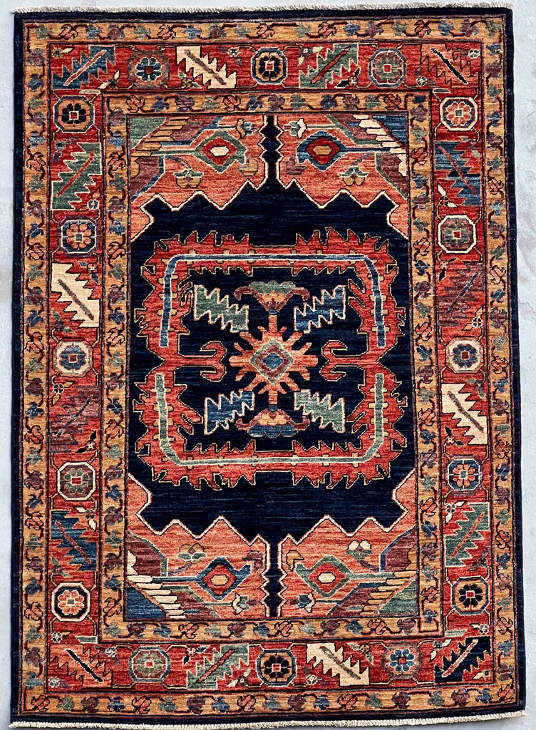 Handmade Afghan Choeb Rang rug - ENR308334