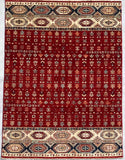 Handmade Afghan Kharjeen rug - ENR308366