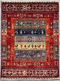 Handmade Afghan Gabbeh rug - ENR308375