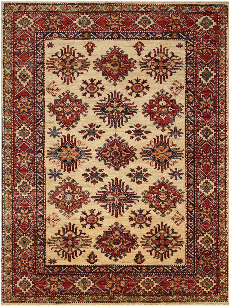 Handmade fine Afghan Kazak rug - ENR308423
