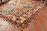 Handmade fine Afghan Kazak carpet - 308538