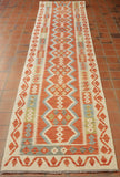 Long handmade Afghan Kilim runner - 308919
