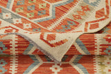 Long handmade Afghan Kilim runner - 308919
