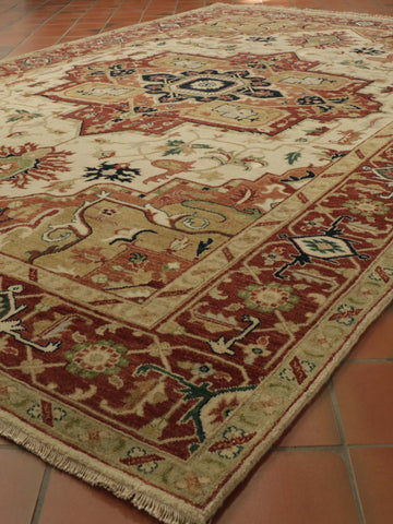 Handmade Indo Serapi carpet - 308938