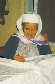 Handmade Uzbek Suzani Silk Cushion - 307746AP